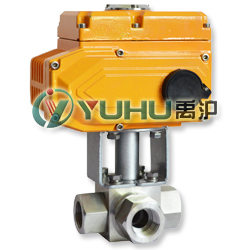 GYQ914/5N電動高壓三通球閥