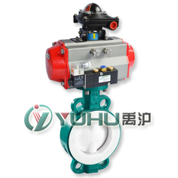 D671F46氣動襯氟蝶閥 (對夾式) D671F46氣動襯氟蝶閥 (對夾式)