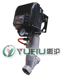 氣動角座切斷閥 帶定位器 